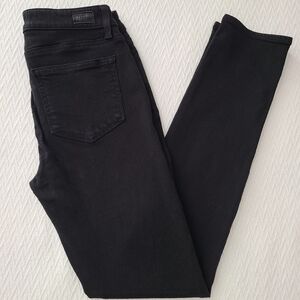 PAIGE Skyline Skinny Black Jeans Size 27